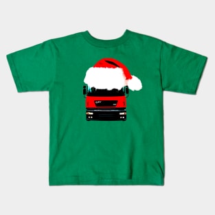 ERF ECX classic British lorry Christmas special edition Kids T-Shirt